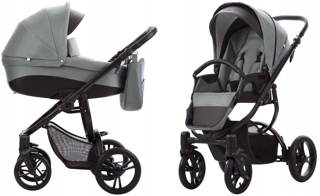 BEBETTO HOLLAND WÓZEK DZIECIĘCY - ZESTAW 3W1 Stelaż Aluminiowy