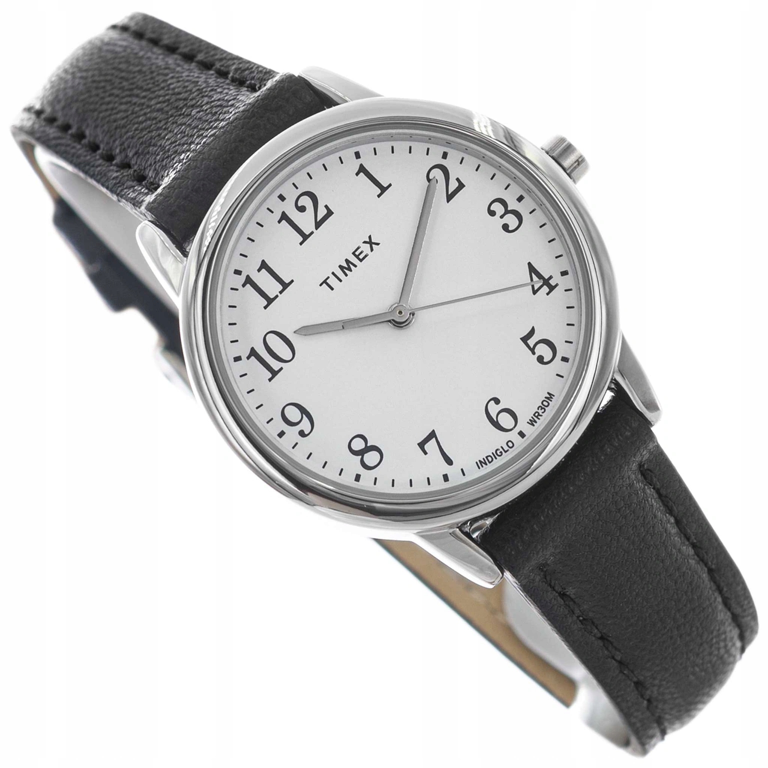 Pánské Hodinky Timex TW2W32500 Easy Reader Černé Na Řemínku Datumovka