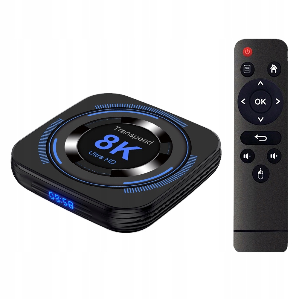 TV Box Allwinner H618 Android 12 WiFi podwójne 8K 4K BT sterowanie głosem