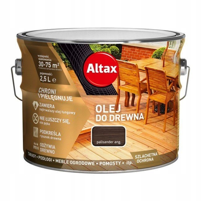 

Altax Olej do Drewna 2,5l Palisander Angielski