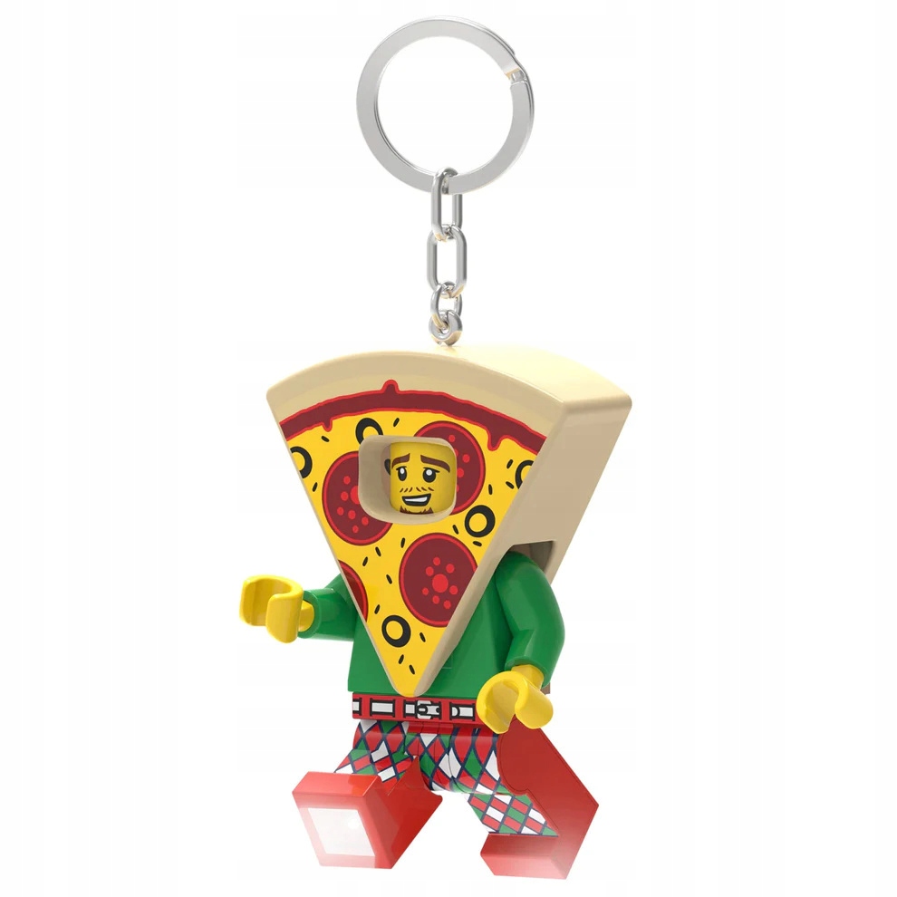 Брелок для ключей LEGO с фонариком Lego Pizza