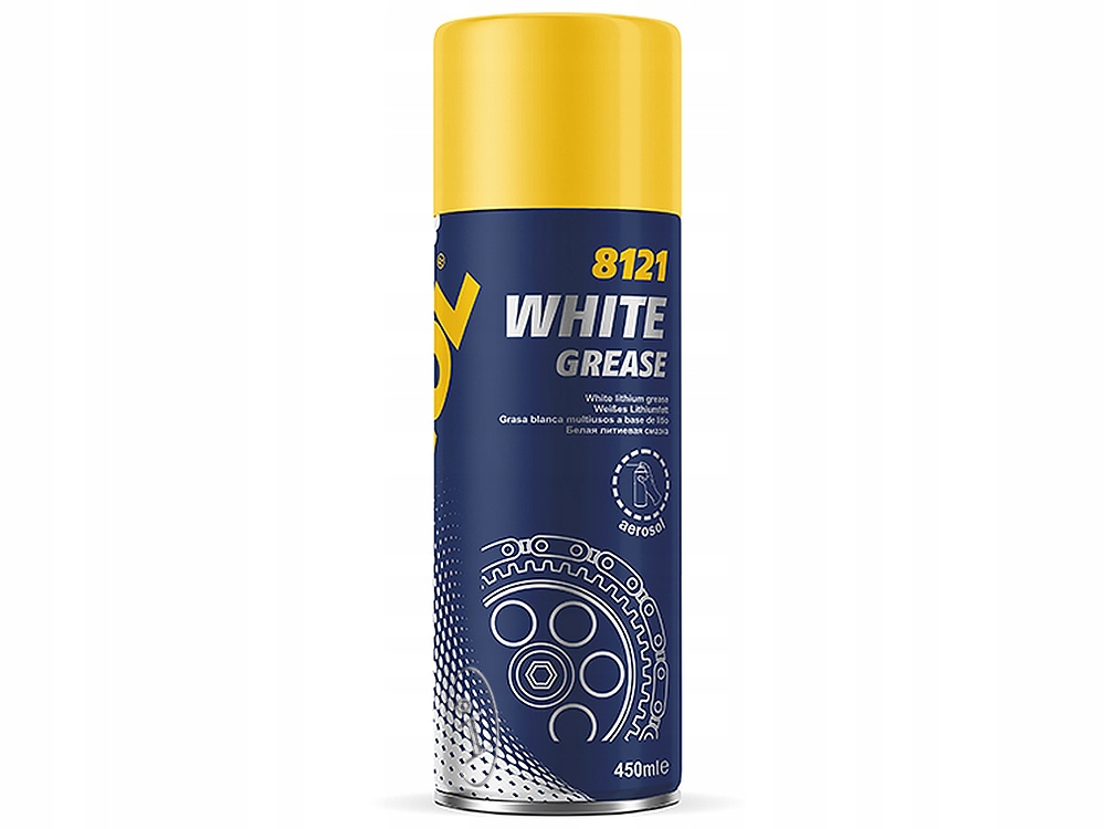 Smar Łańcucha Zacisków Mannol White Grease 450ml
