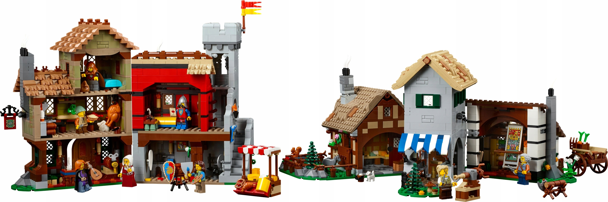 LEGO ICONS 10332 ŚREDNIOWIECZNY PLAC MIEJSKI 18+ NOWOŚĆ Marka LEGO