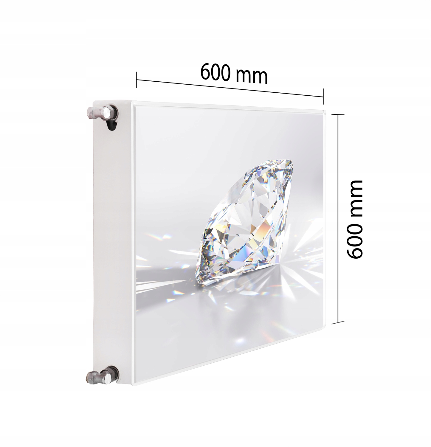 Magnetická Krytka Na Radiátor 60x60 Diamantová Podložka Magnet