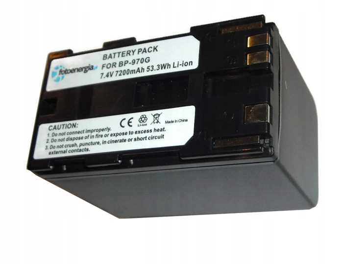 Baterie pro Canon BP-970 970G 7200 mAh BP975 VCN041 G1000 G10Hi MV200i FV1