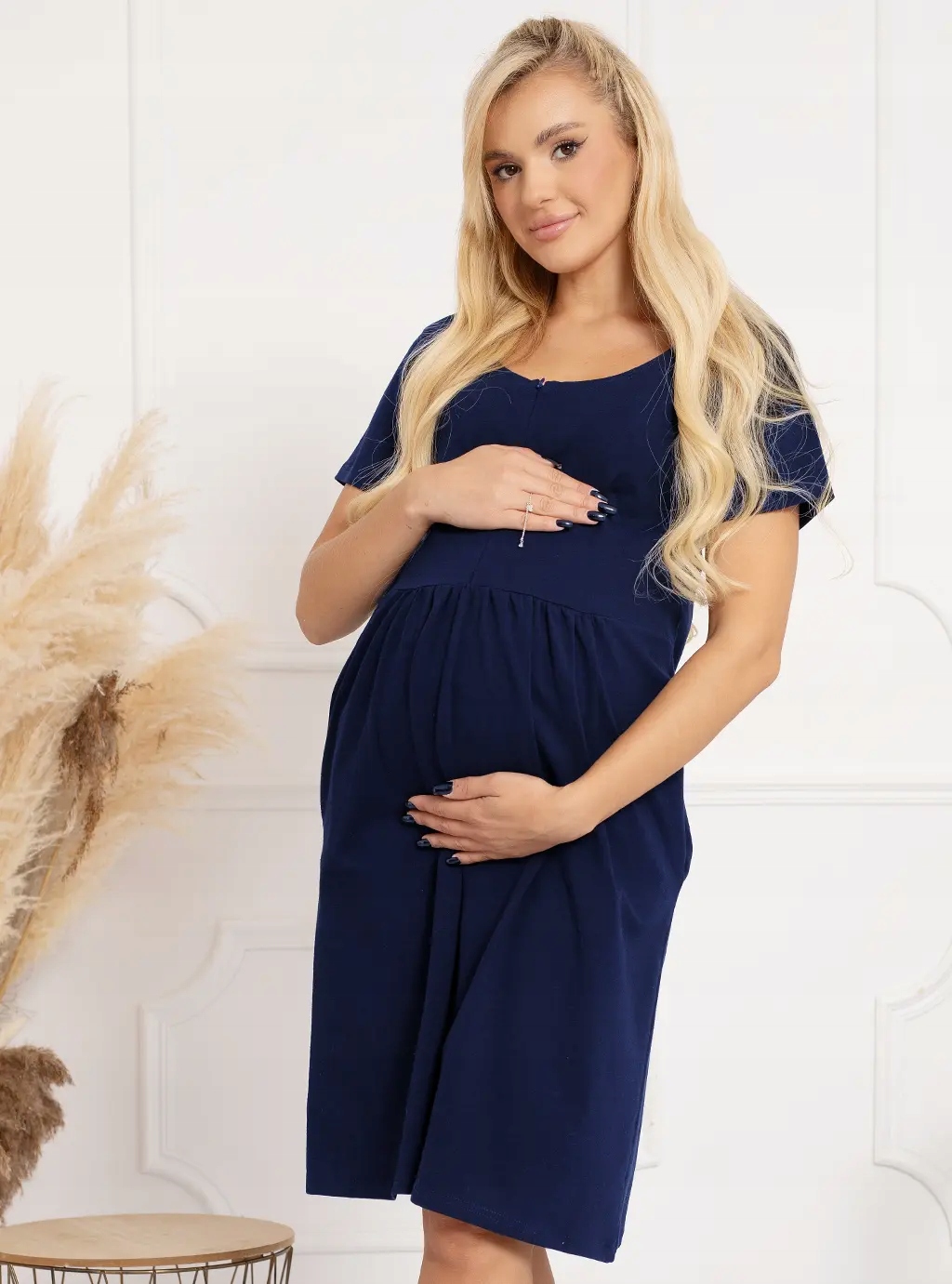 KOSZULA NOCNA CIĄŻOWA DO KARMIENIA Z KIESZENIAMI NA ZAMEK FORMOMMY XXXL Marka Formommy