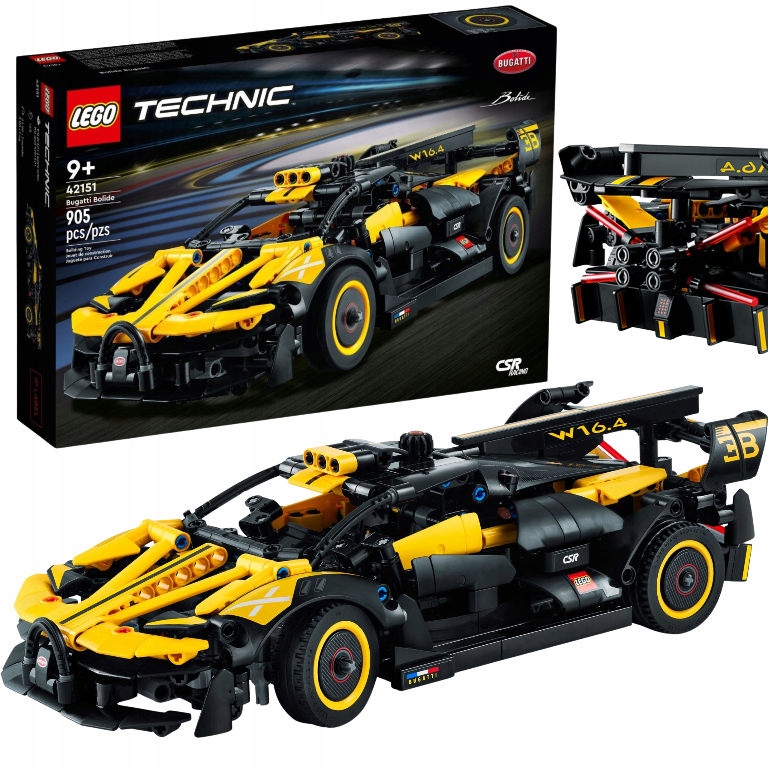 Lego Technic Zestaw Klocków Premium XXL Bugatti Bolide Dla Dziecka