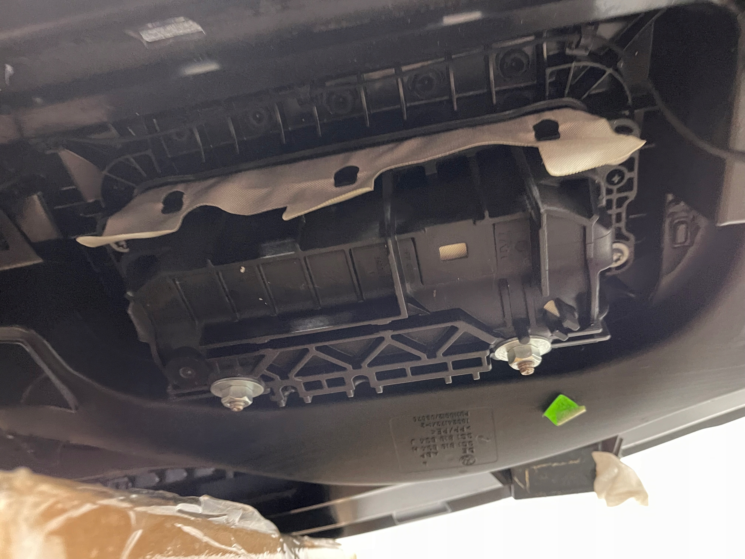 VW PASSAT B7 console dashboard instrument panel + airbag airbag original