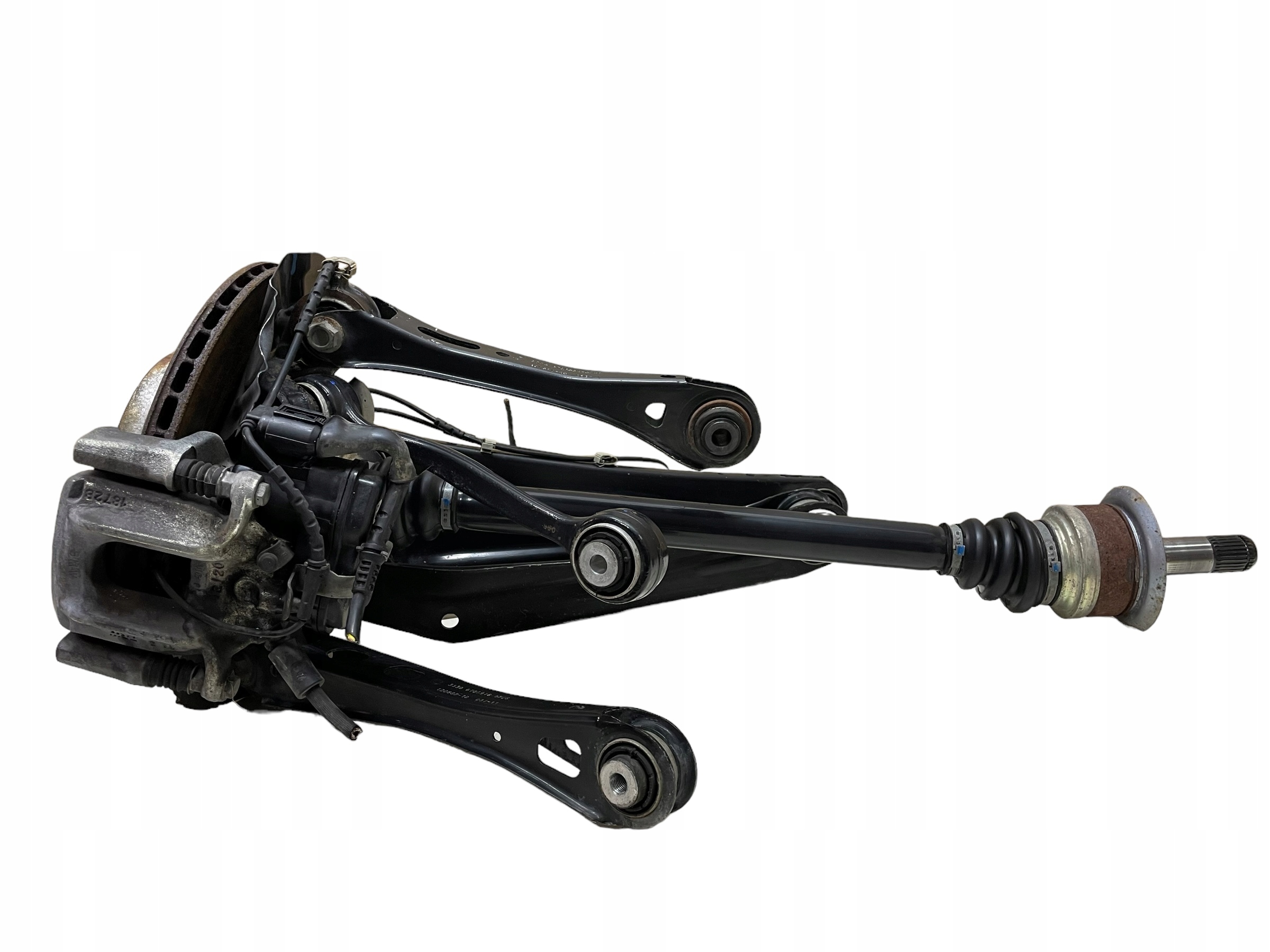 otoč záď pravá + ramene + třmen + kotouč + plotýnky BMW X3 F25