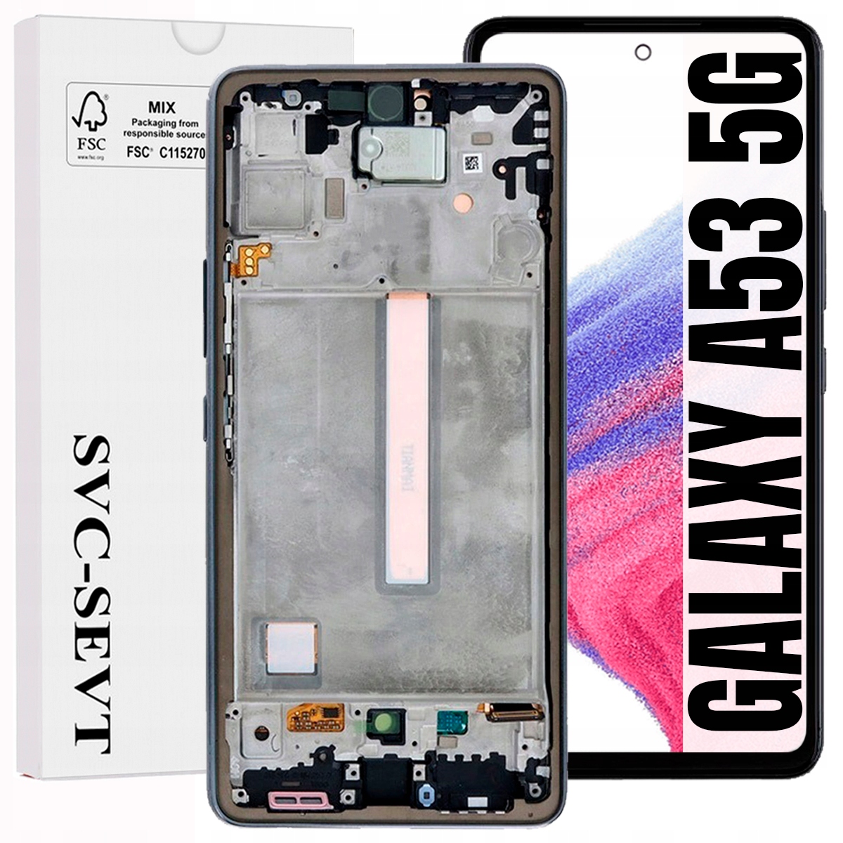 Displej Pro Samsung Galaxy A53 5G A536 Originál LCD Rámeček