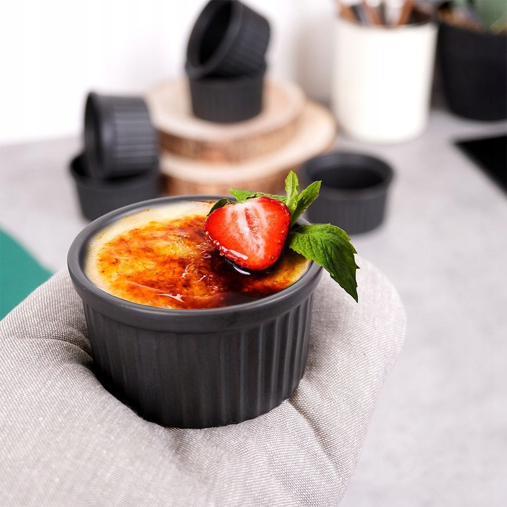 Kokilka ŻAROODPORNA naczynie miska miseczka do zapiekania deserów sufletów Marka Vilde