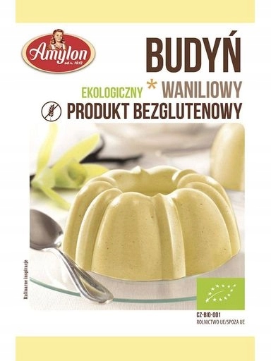 Levně 10 x Amylon Puding vanilkový bezlepkový Bio 40 g