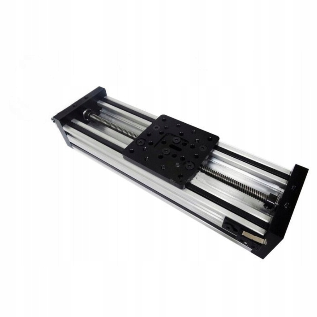 Cnc lineární vedení lineárního vozíku 1000 mm Stříbrné Brak motor Složený