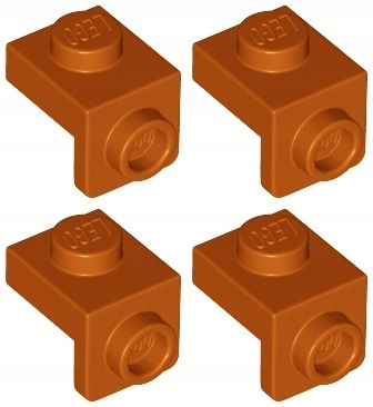 

Lego 36841 Płytka Łamana dark ora Nowa (1g) 4 szt.