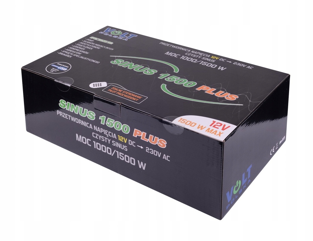 Инвертор напряжения чистый синус 12/230V 1500W