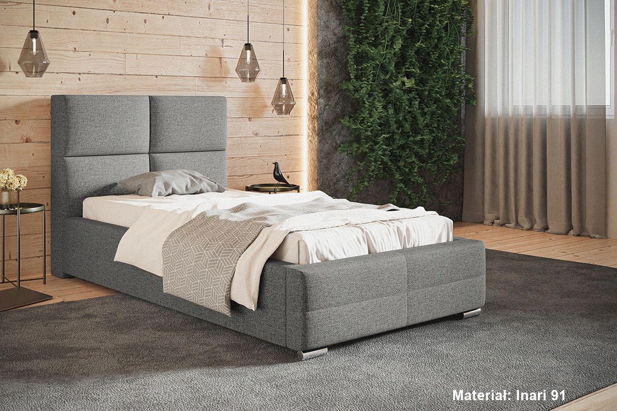 Łóżko tapicerowane LUX 3 90x200 Stelaż + pojemnik Kod producenta LUX