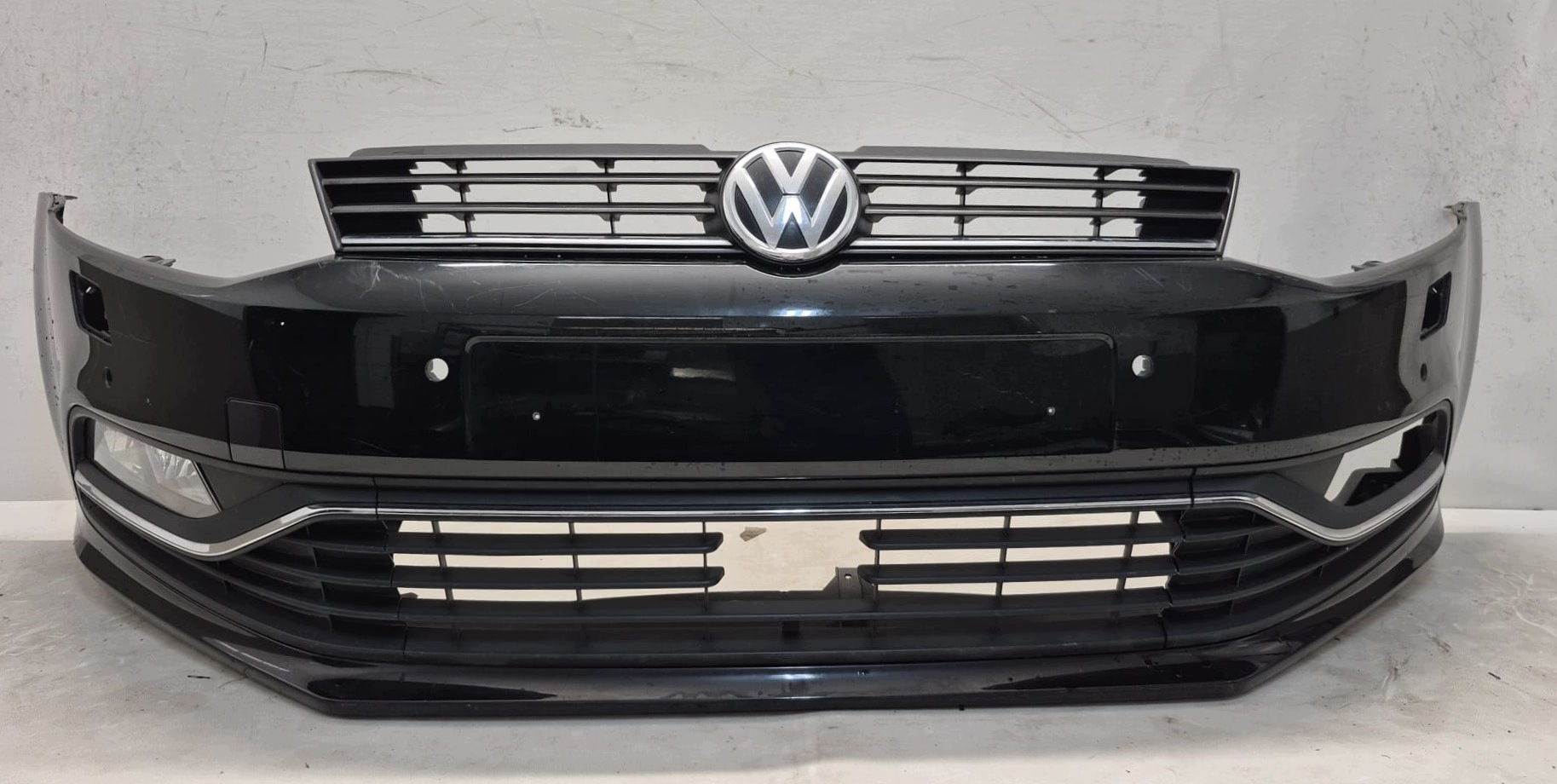 VW POLO 5 V 6C LIFT 14- bumper front front 4XPDC SPR 6C0807221