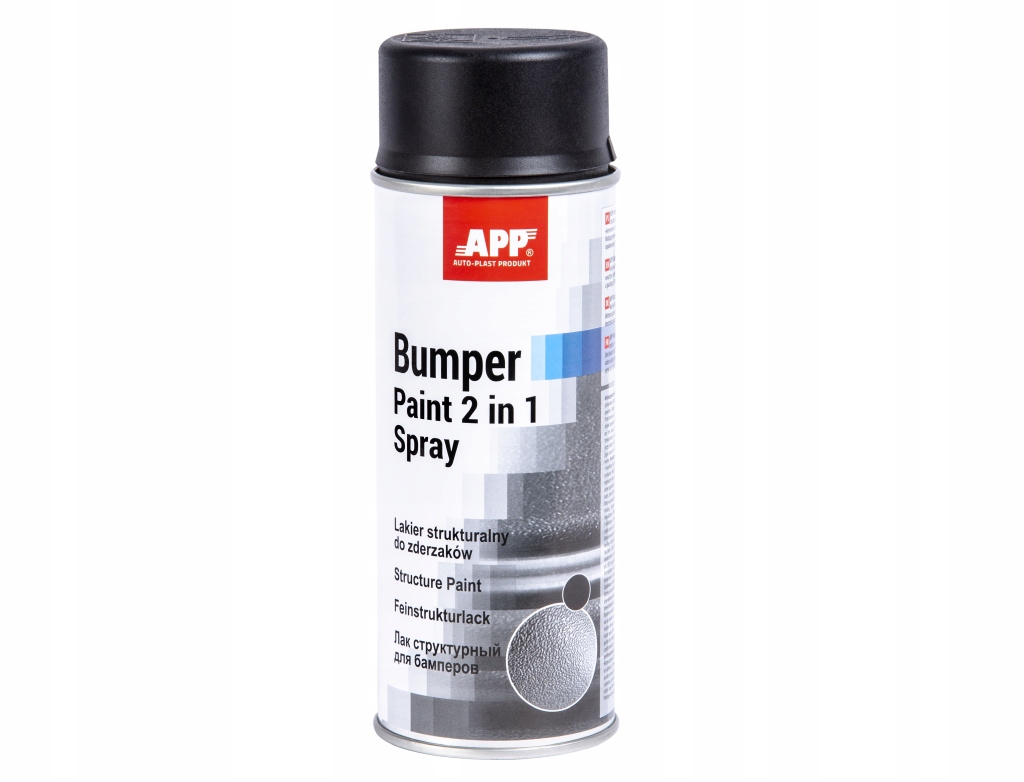 

App Lakier strukturalny do zderzaków czarny 400ml