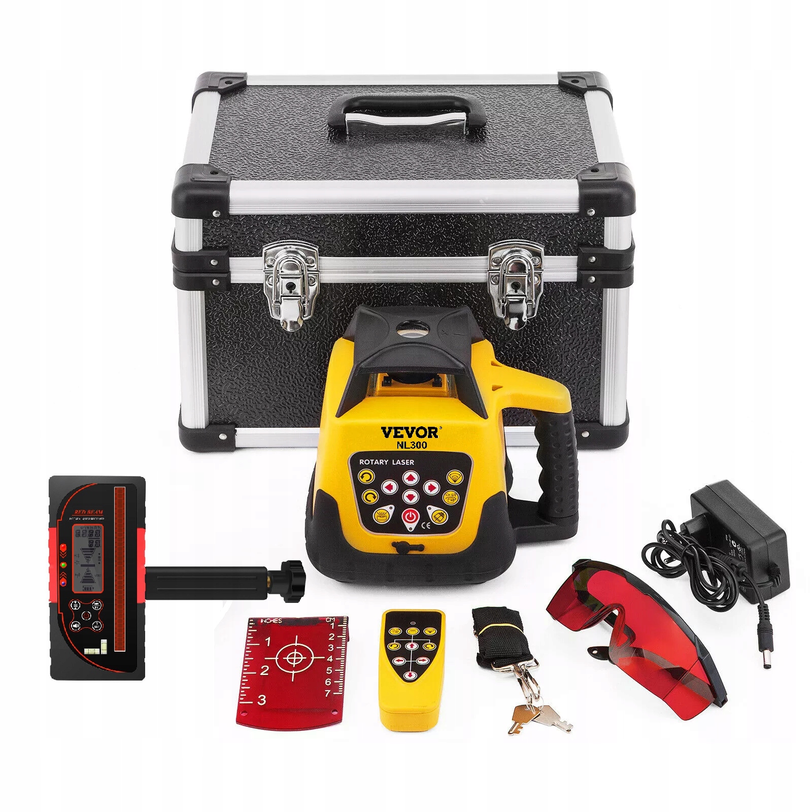 NIWELATOR LASEROWY VEVOR NL300 360 SAMOPOZIOMUJĄCY Stopień ochrony IP54