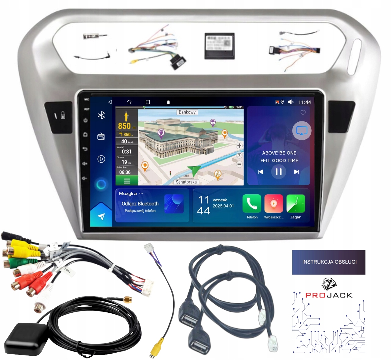Rádio Navigácia Gps Citroen C-elysse 2012-2021 Carplay Android Auto 2/64GB