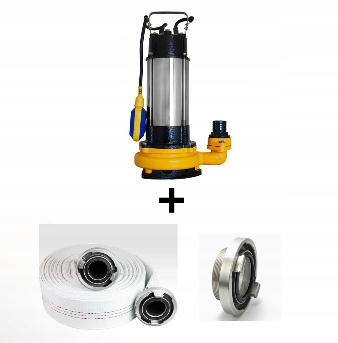 Ponorné Čerpadlo Wq 1500F Požární Hadice Pvc 50 MM/20 M S Rychlospojkou