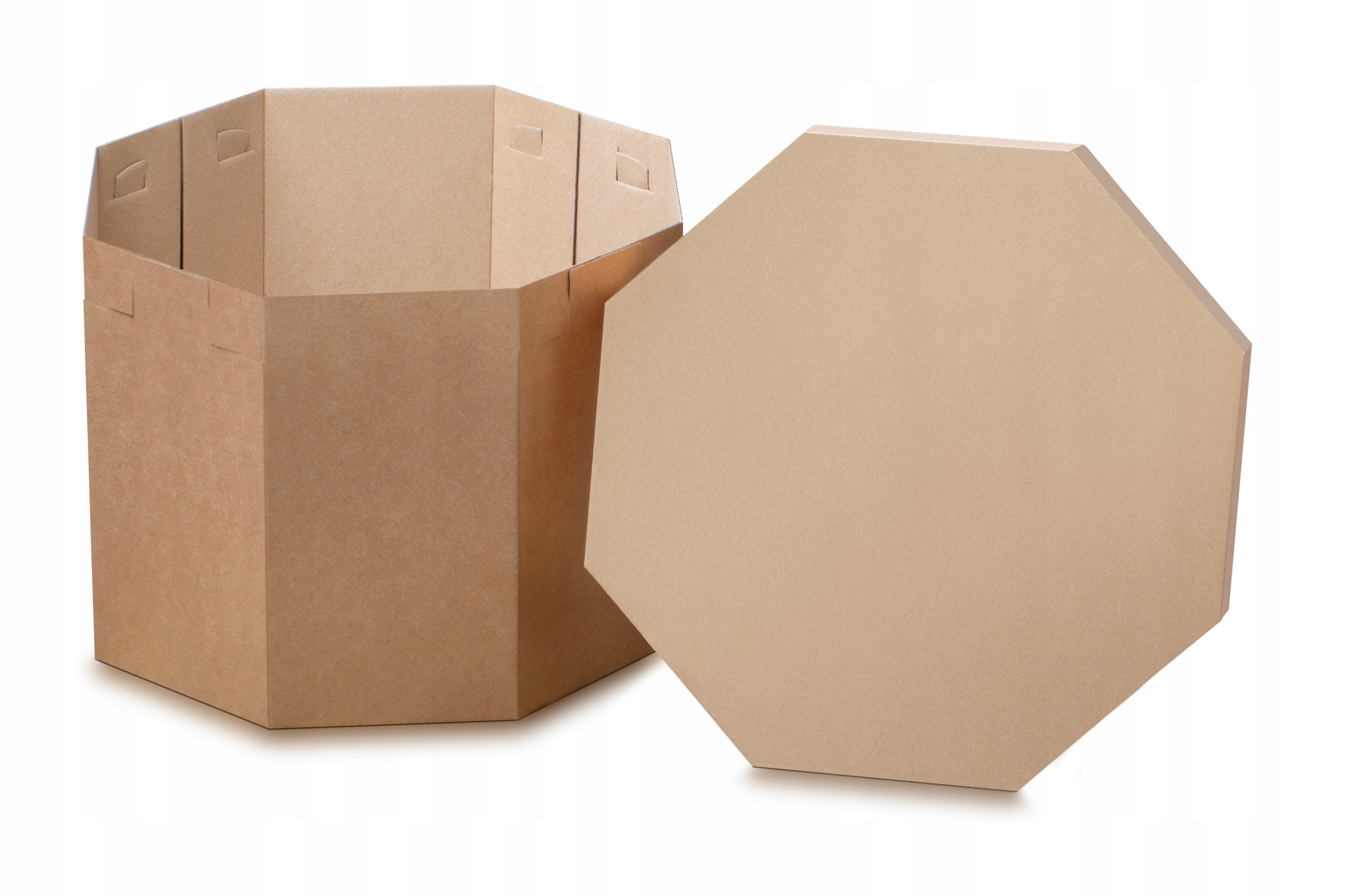 Pudełko na tort ciasto średnica 32 cm kraft Rubicello pakiet 50 sztuk mocny