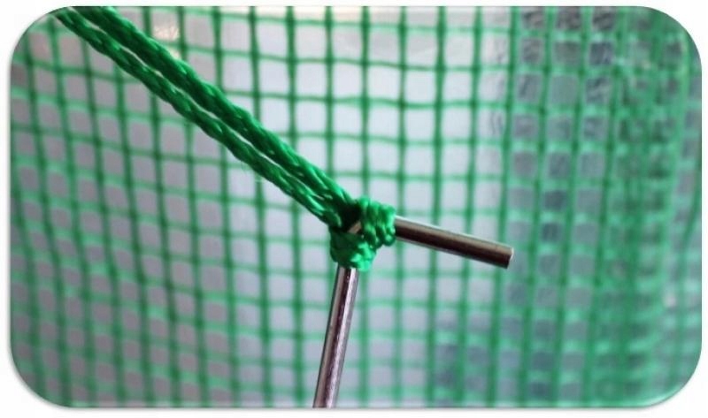 TUNEL OGRODOWY FOLIOWY SZKLARNIA POŁÓWKA 4x1,5m Kolor zielony