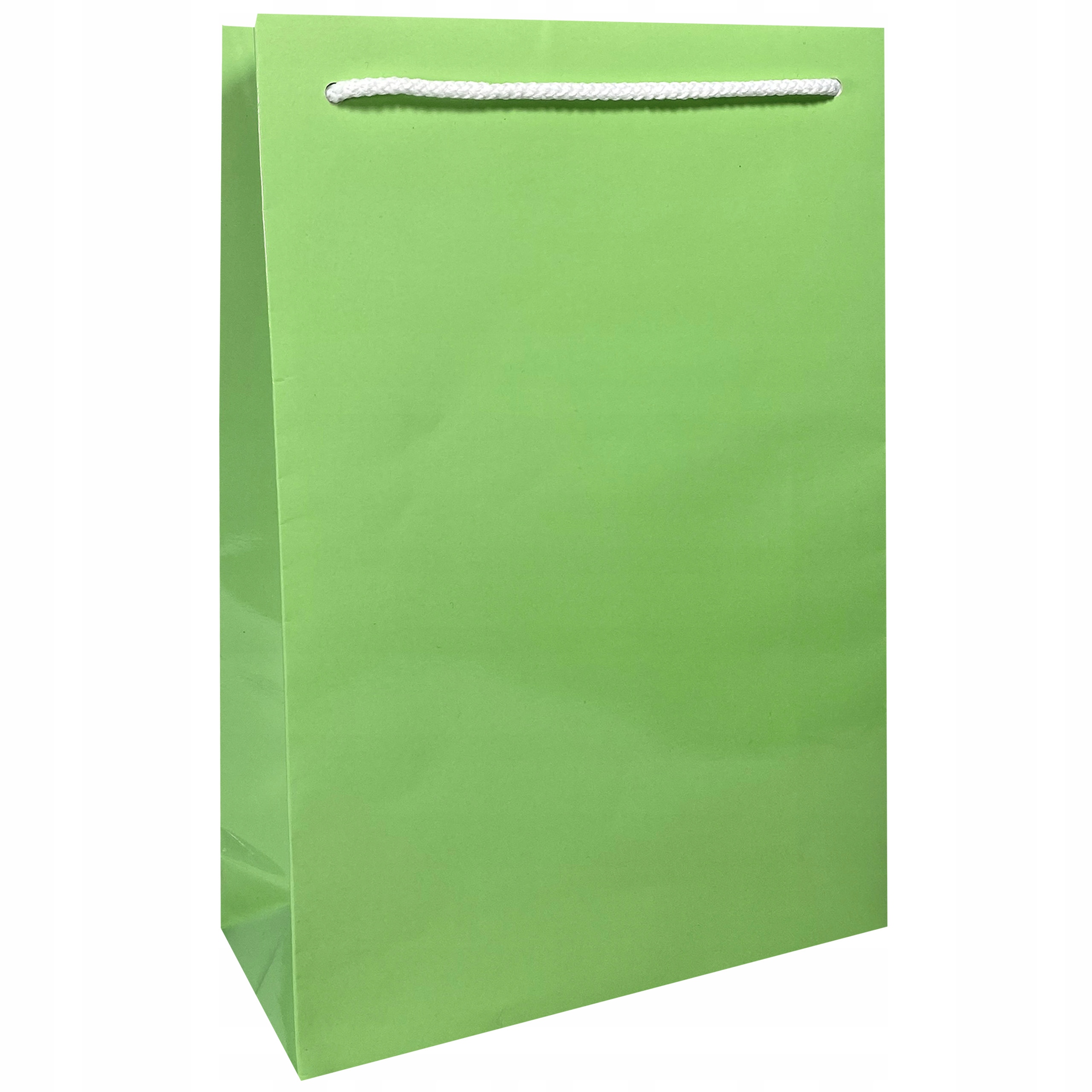 

Torebka papier laminowana Pistacjowa 17,5x6,5x26,5