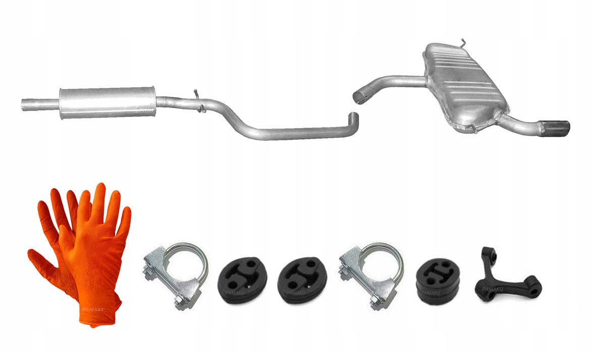 Seat Altea 1.6 75 kW (2004-2010) Koncový Středový Tlumič