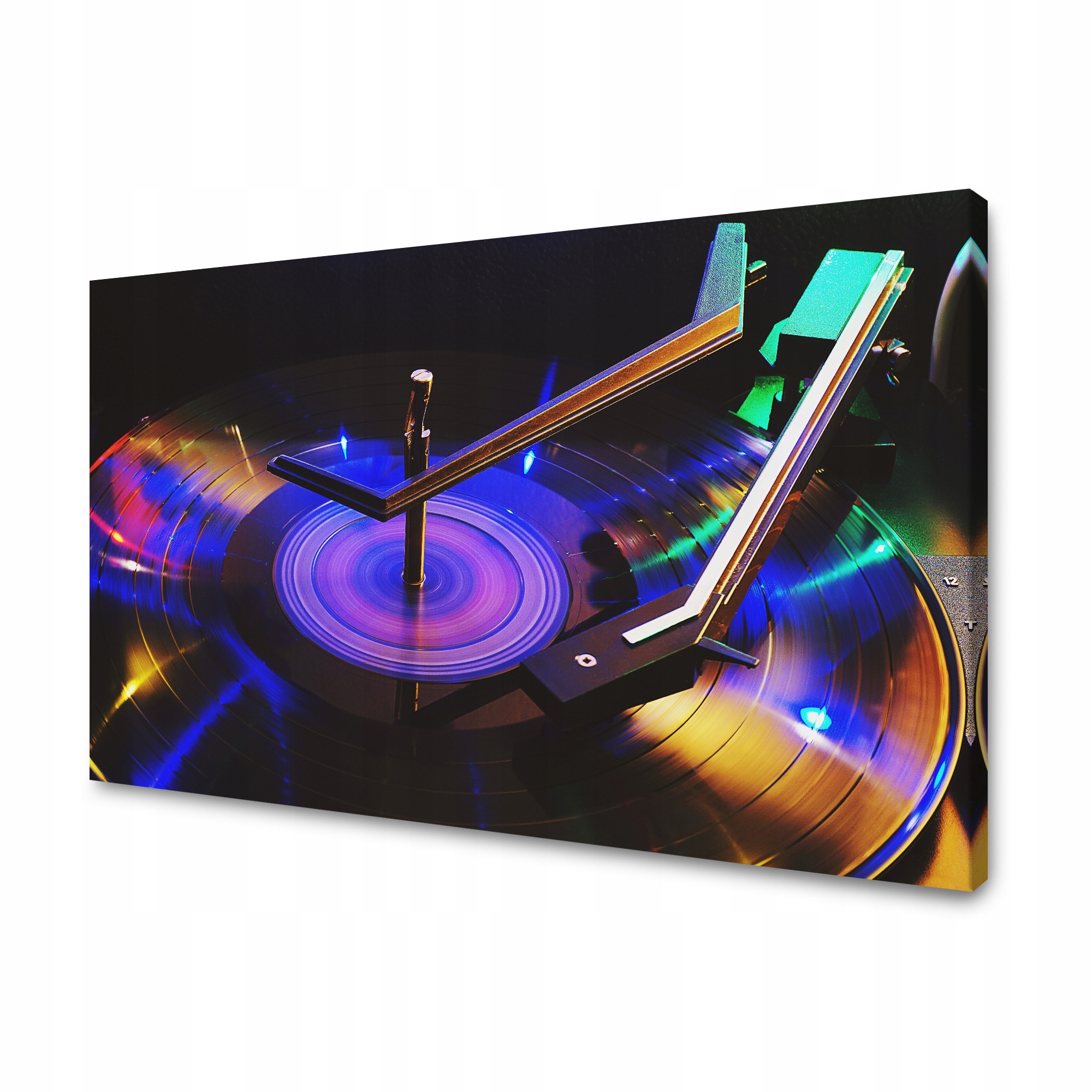 Obraz na plátně hudba Gramofon Led 100x60