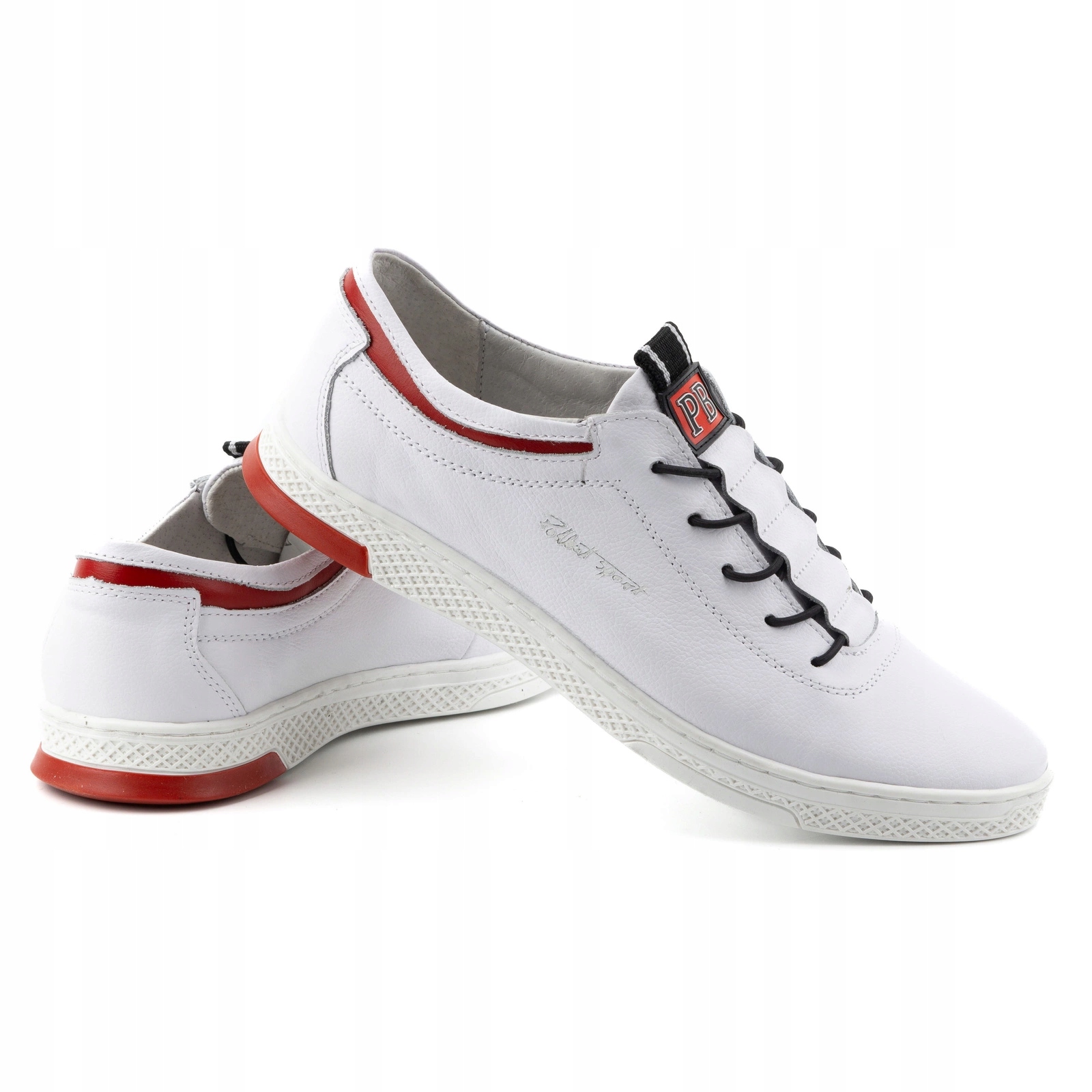 Nazouvací boty se stahovací šňůrkou Sport Style Polské K23 Polbut bílé 40