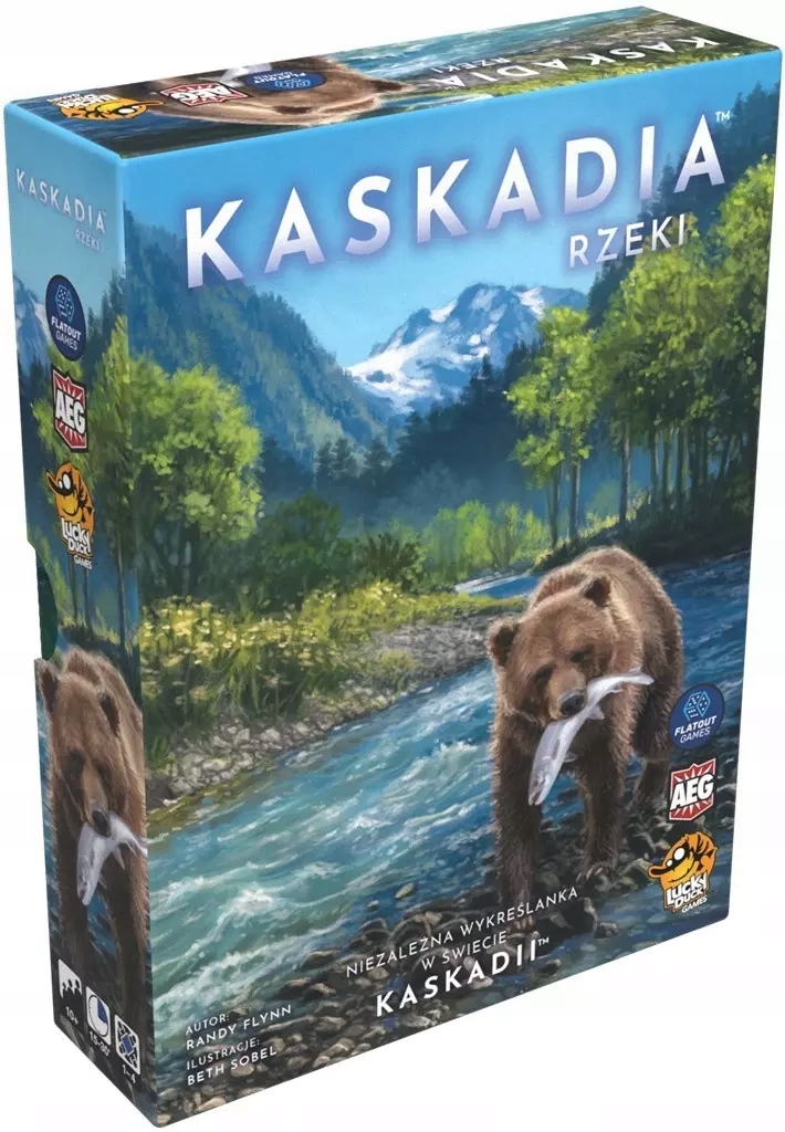 Gra planszowa Lucky Duck Games Kaskadia: Rzeki gra