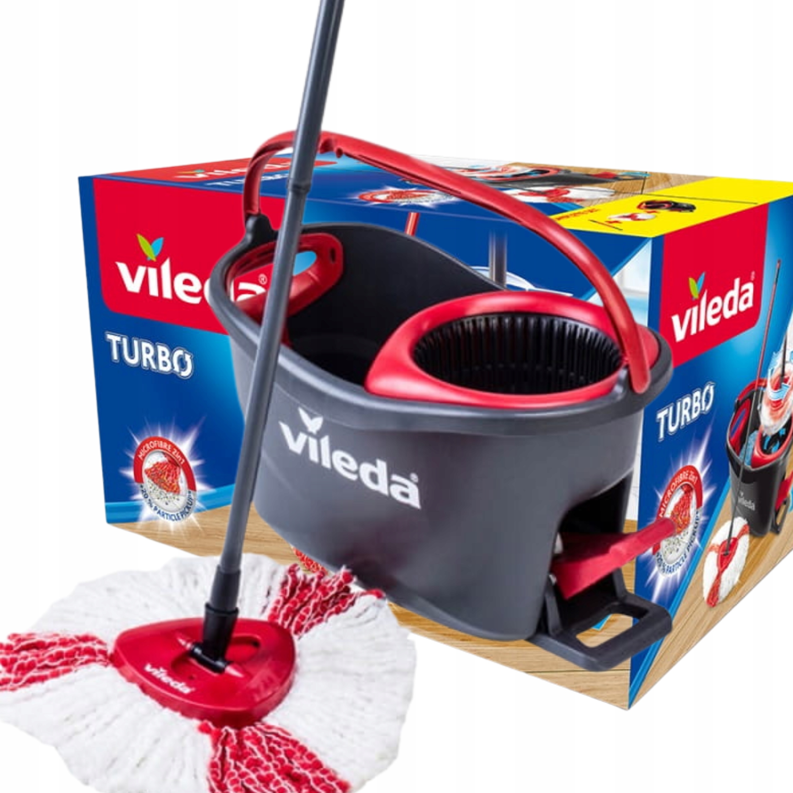 

Vileda mop obrotowy Easy Wring and Clean Turbo box