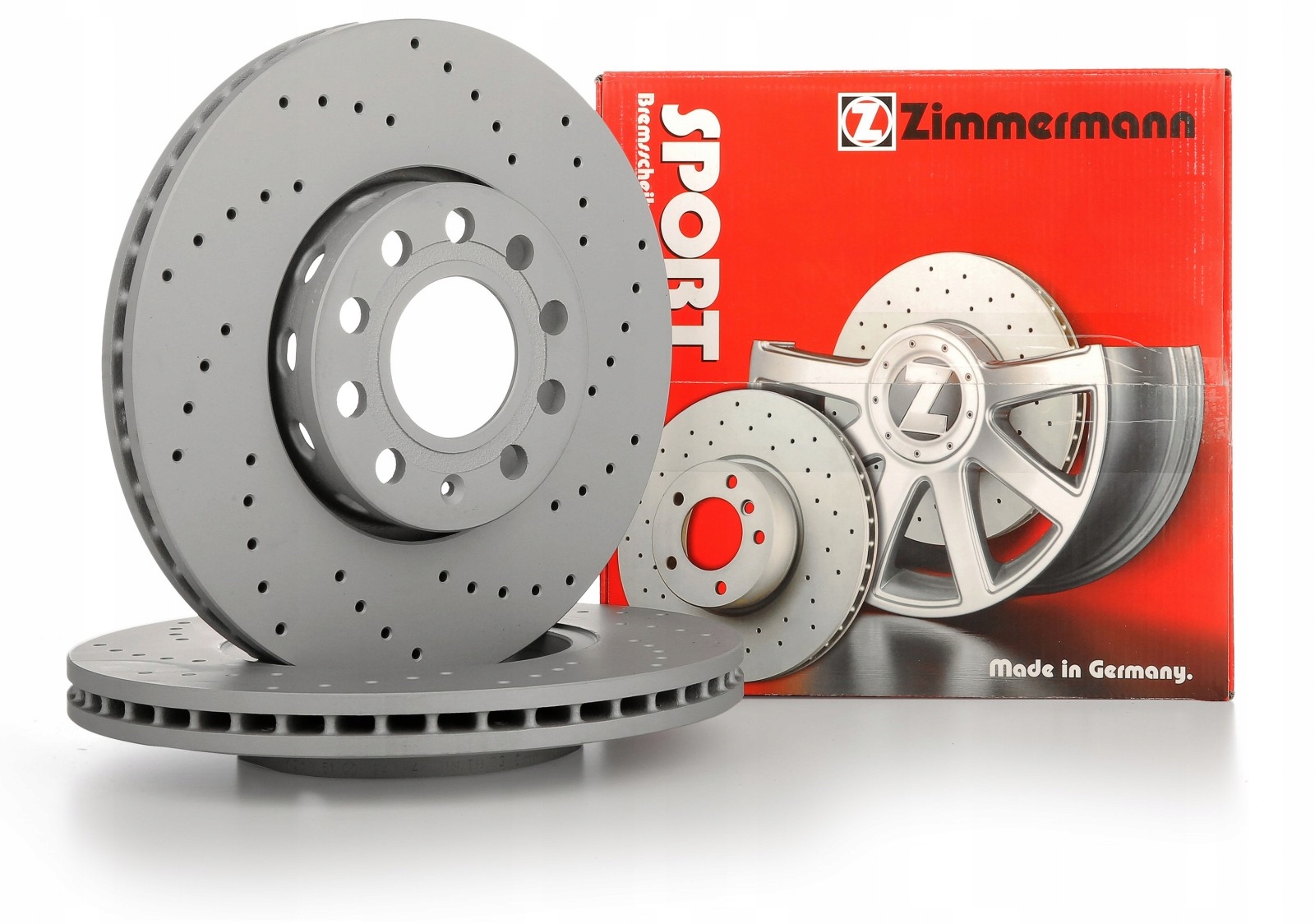 Тормозные диски ZIMMERMANN SPORT Перед AUDI A4 B8 320mm