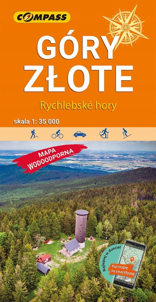 

Góry Złote Mapa laminowana