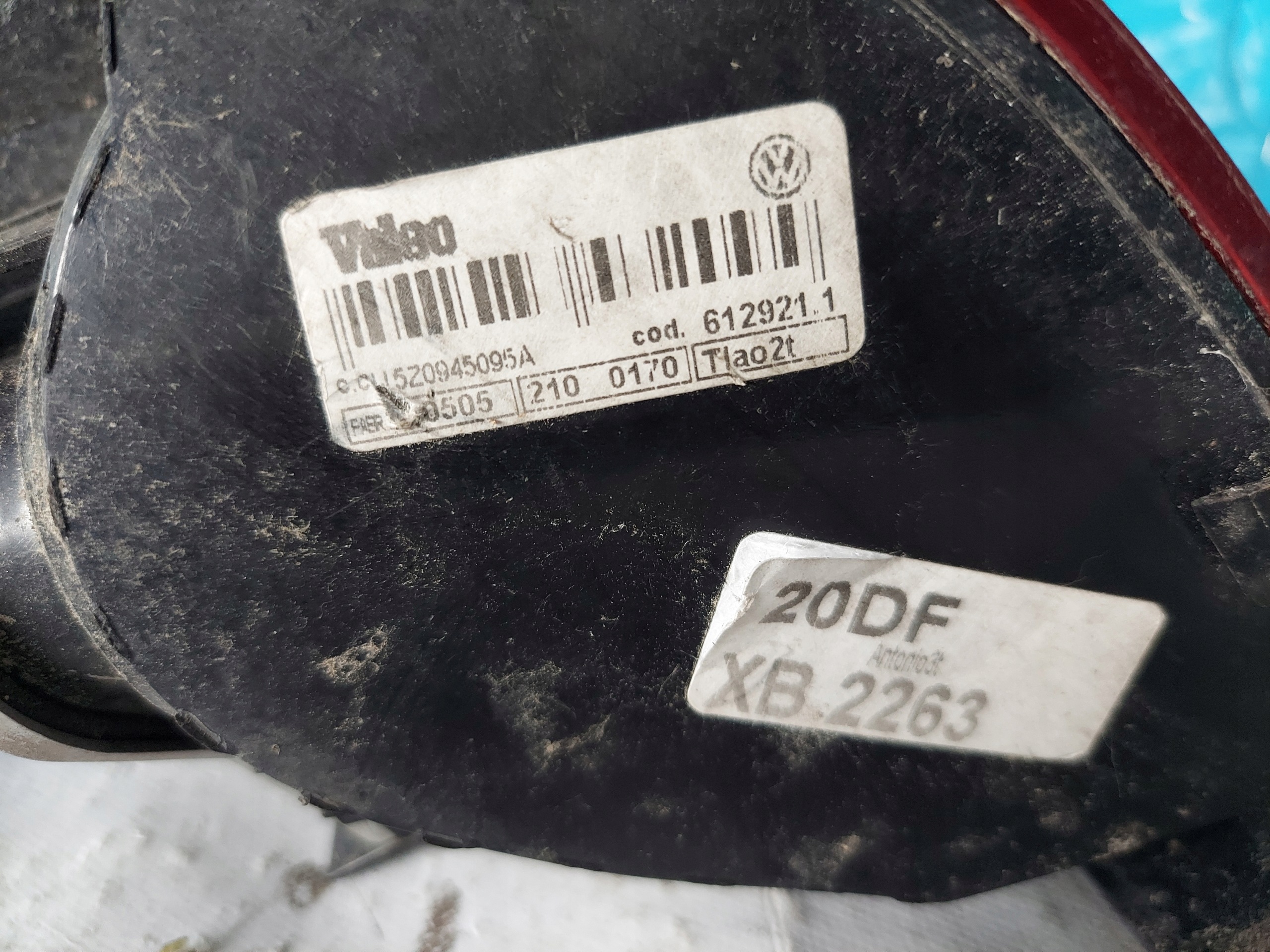 light VW FOX 5Z0945095A left rear part