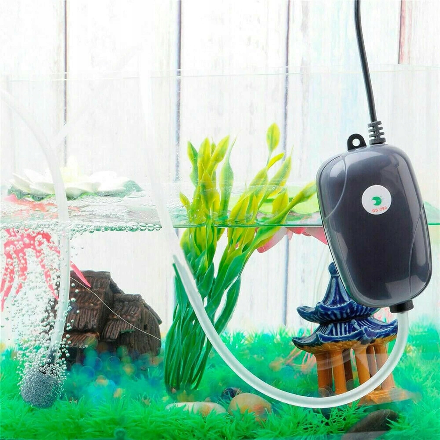 Akvarijní Kyslíková Pumpa 5W 4.5 L/min Pro Nádrž A Provzdušňování Ryb