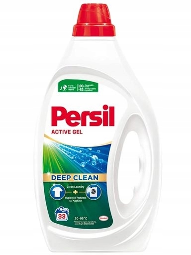 Levně 2x Persil Active Gel, Gel na praní, 1.485 l
