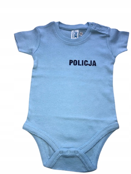 

Body dziecięce Policja na 6 m. kr.rękaw,błękitne