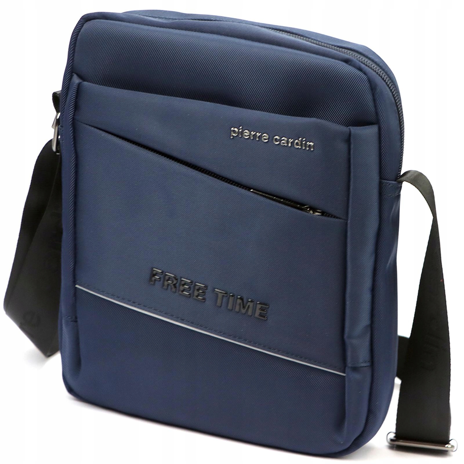 Pierre Cardin 1711 ALAN09 modrá pánská sportovní taška přes rameno
