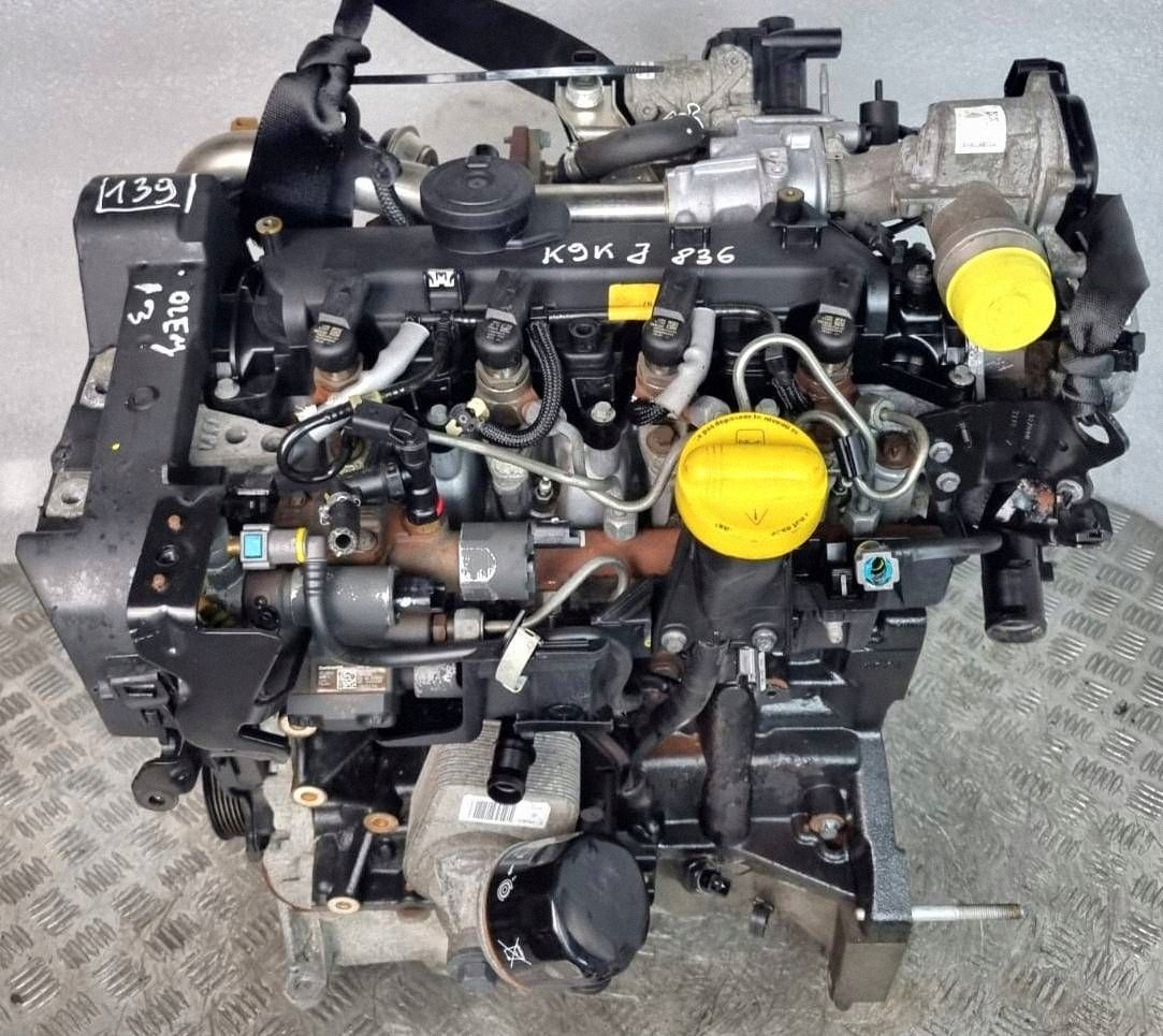 engine complete RENAULT MEGANE SCENIC III 1.5 DCI K9K J 836 86 TYS MIL @