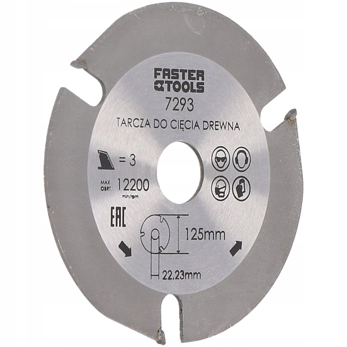 

Tarcza Widiowa Do Cięcia Drewna 125MM 7293
