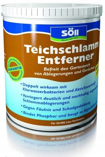 

Soll Teichschlamm Entferner 1 Kg Likwidacja Szlam