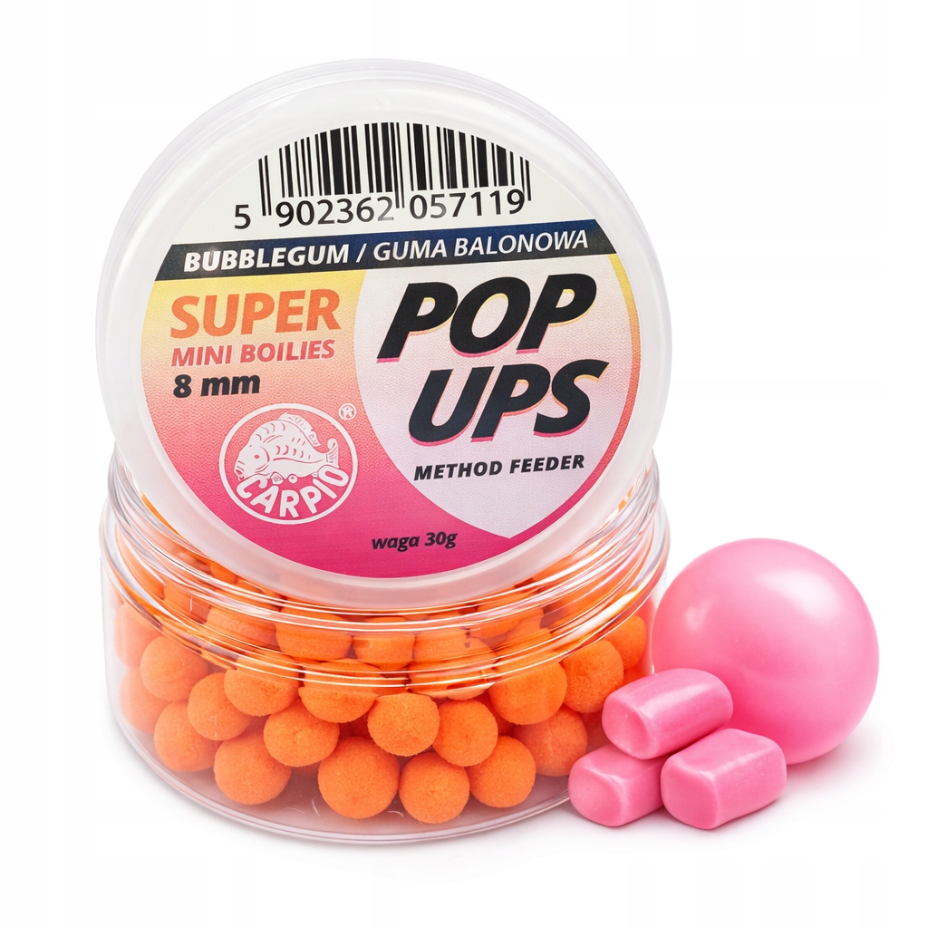 Kulki Carpio Pop Up 8mm Guma Balonowa
