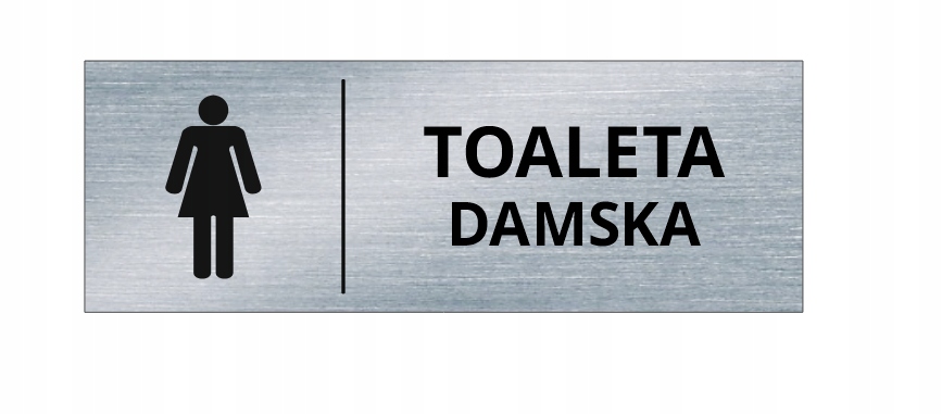 Tabliczka Informacyjna na drzwi TOALETA WC SZATNIA