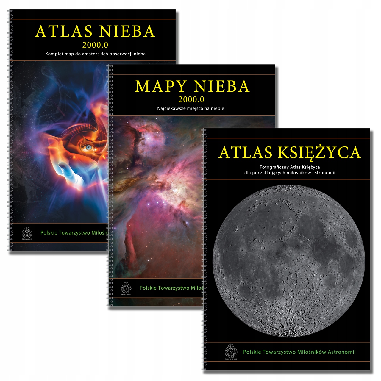 

Atlas Nieba 2000.0, Mapy Nieba i Atlas Księżyca
