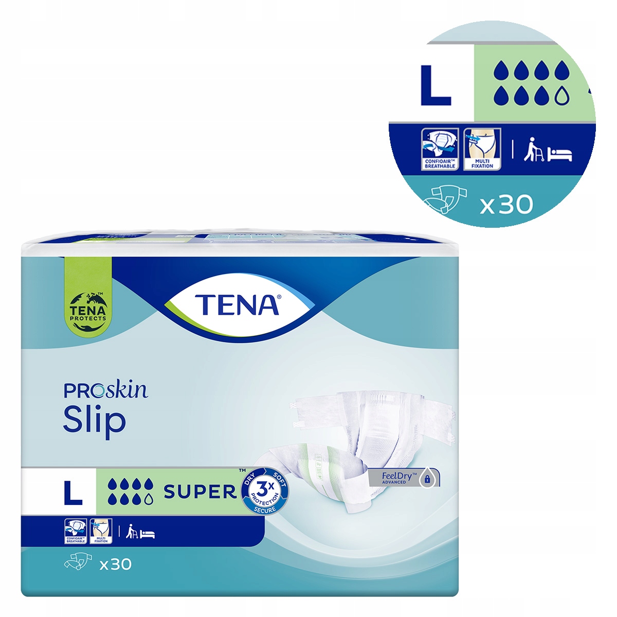 

Pampersy dla dorosłych Tena Slip L 30 szt.