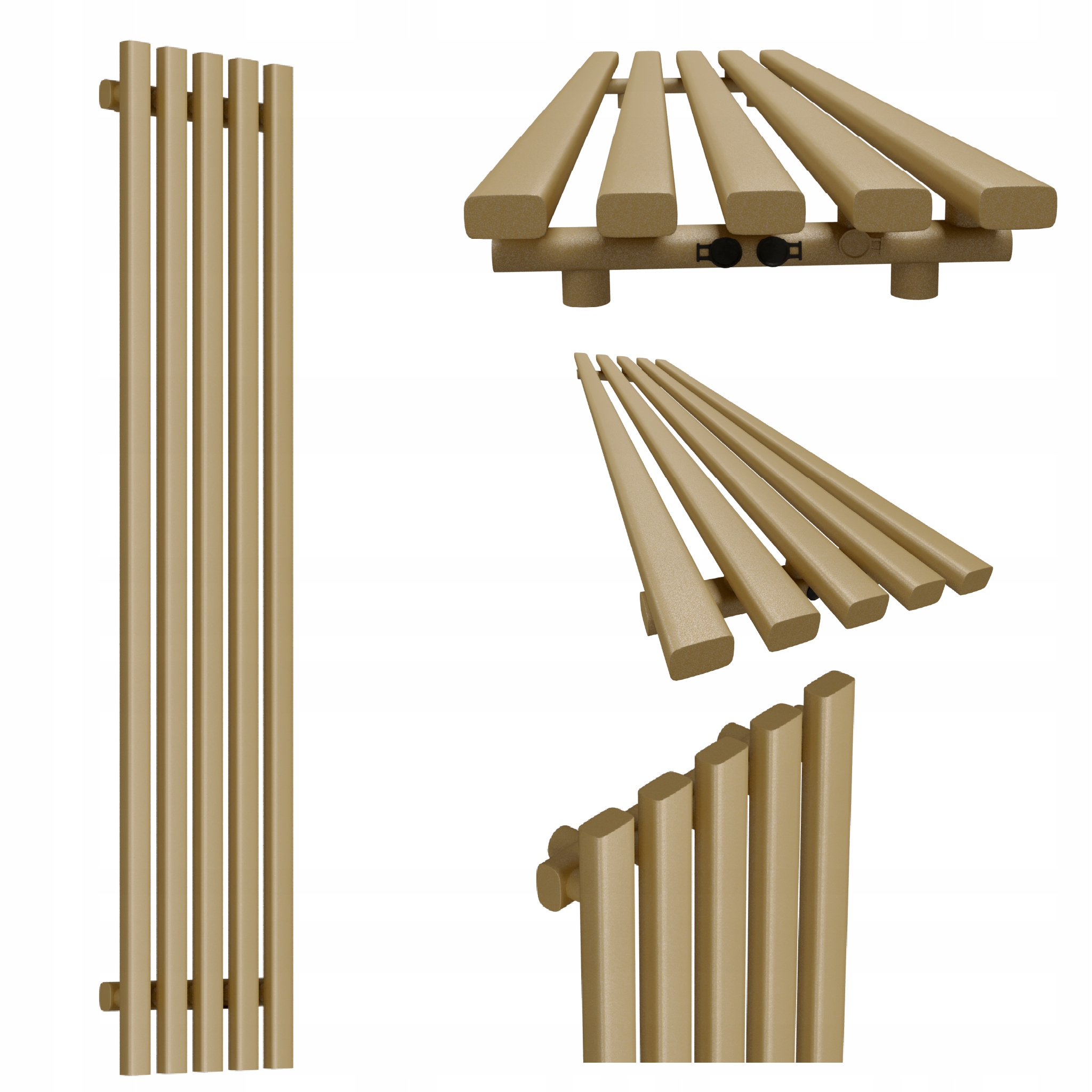 Dekorativní radiátor HORYZONT5 120x37 quartz 2