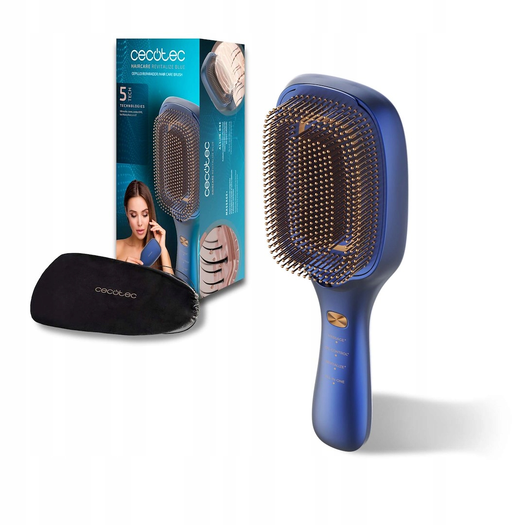 Elektrická kefa na vlasy HairCare Revitalize Blue