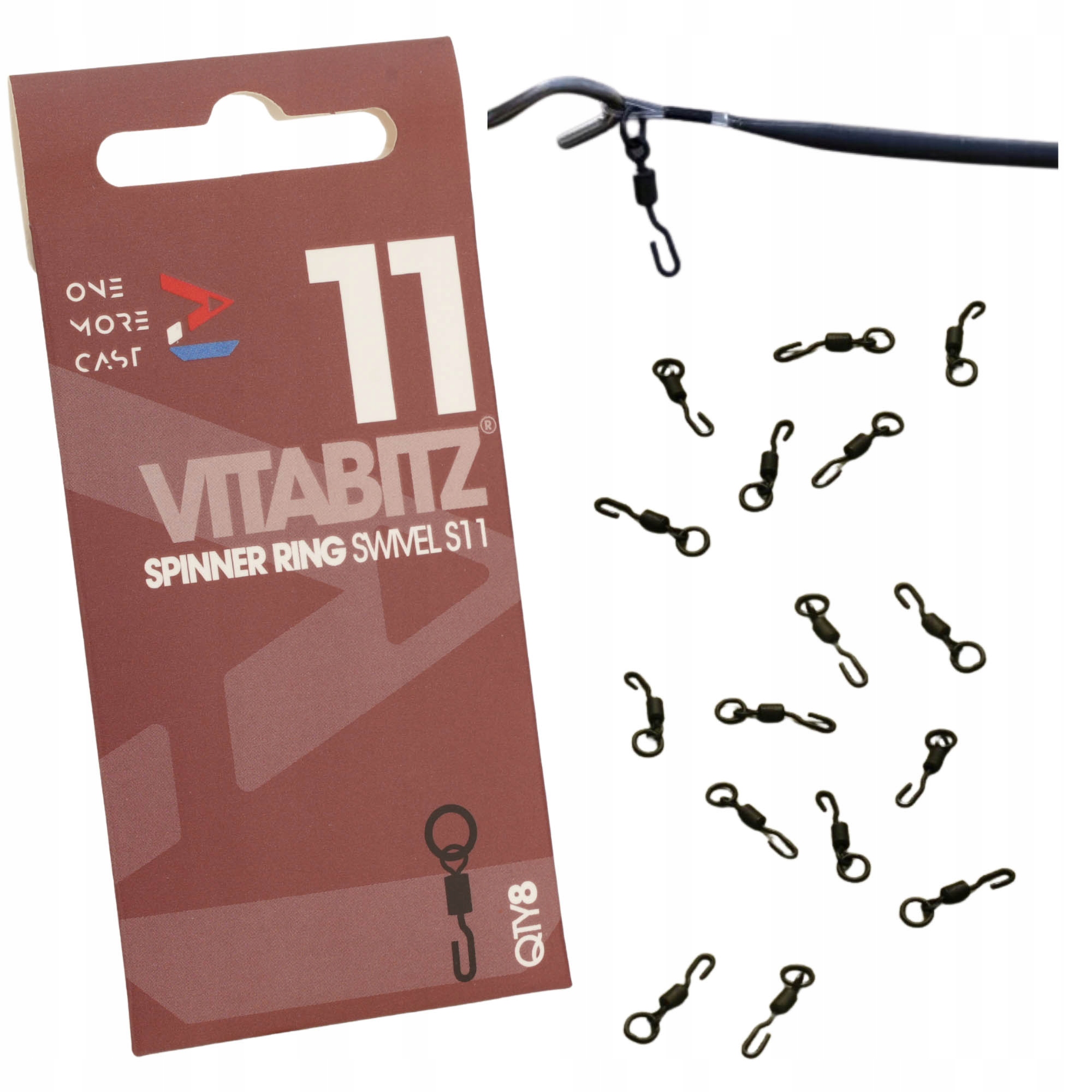 Krętliki One More Cast Vitabitz Spinner Ring Swivel 11